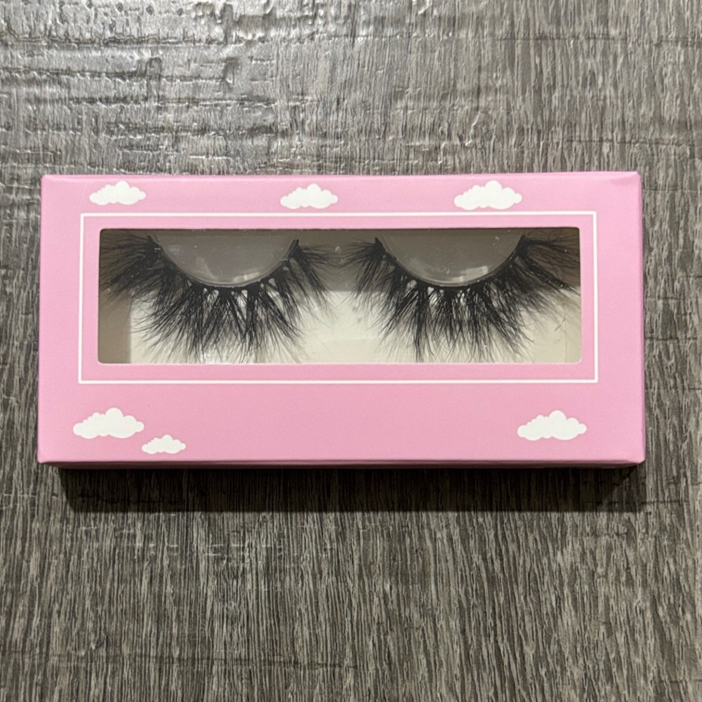 Dramatic Black False Eyelashes Mink Lashes3D